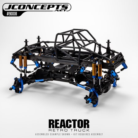 LiveRC - New JConcepts Reactor Retro Monster Truck Kits
