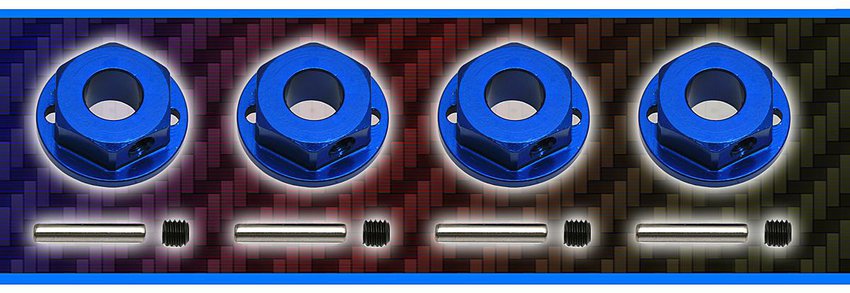 Main Photo: New SC10 4x4 aluminum wheel hexes