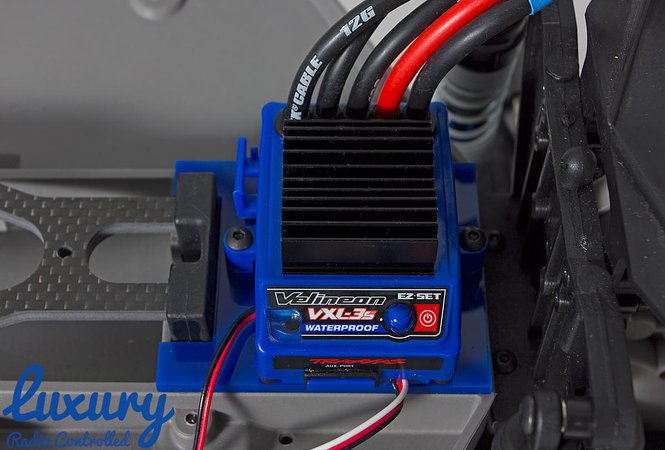 Main Photo: Luxuriously colorful speed control shelf for Traxxas Slash