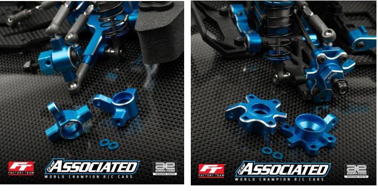 thumbnail image 2 of Team Associated 9865 Aluminum Hub 0.5 Degree - Factory Team Upgrade For B44 Buggy 2 of 9