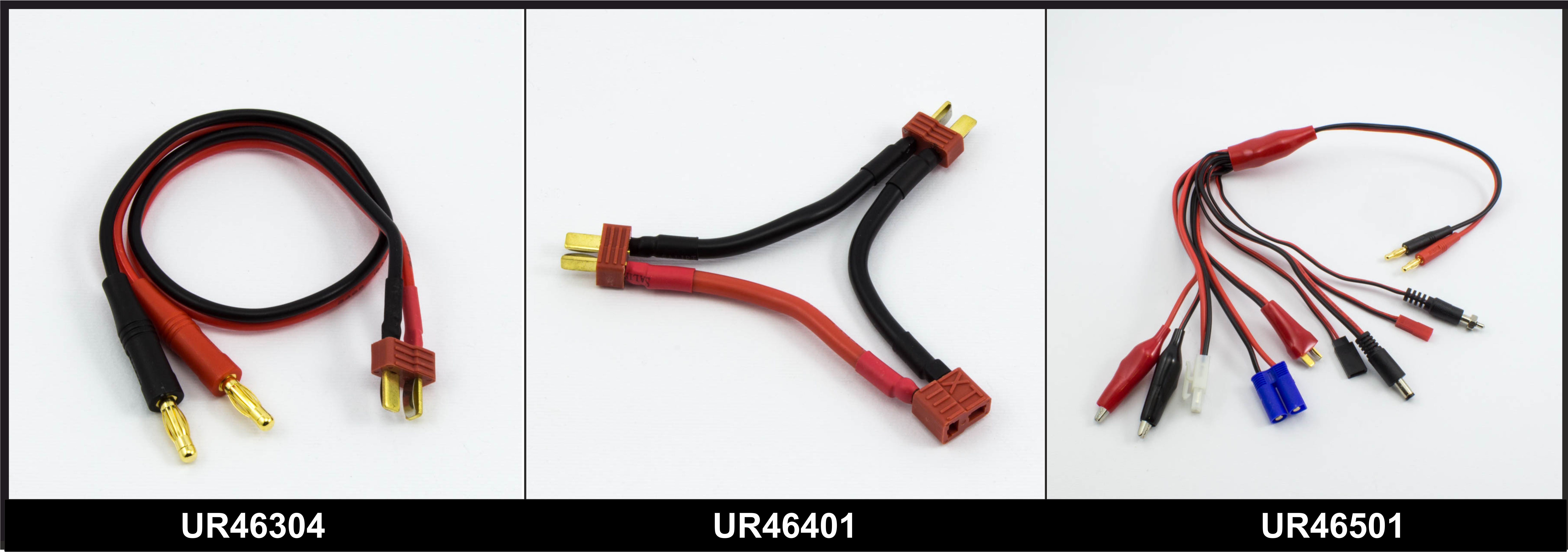 Second batch of Ultimate Racing wires and battery plugs