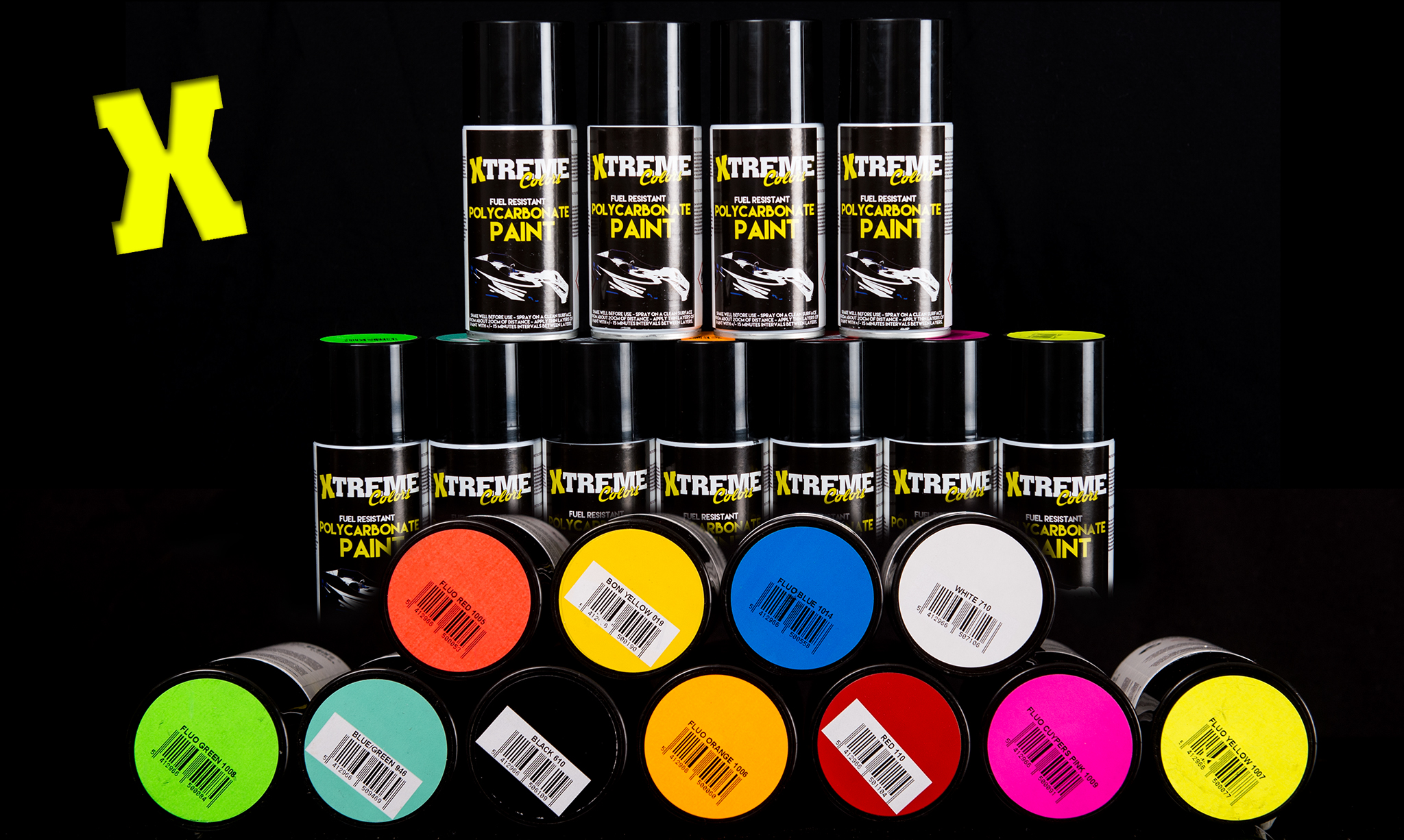 New Extreme Colors spray paints from Xtreme Aerodynamics