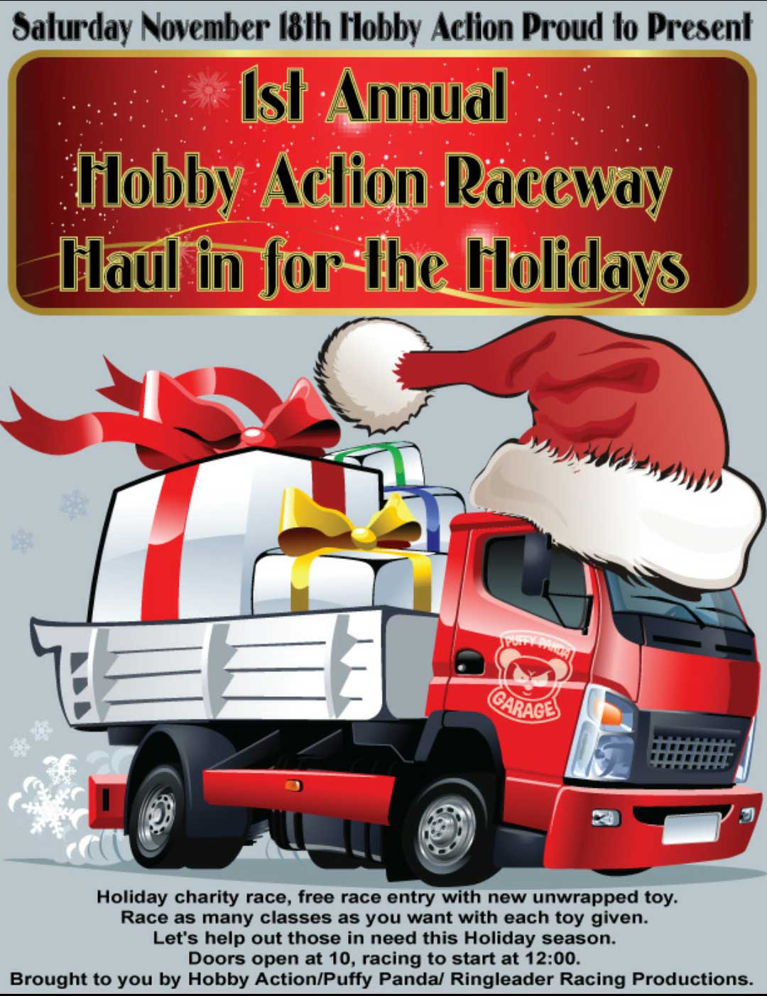 Hobby Action RC Raceway to host Haul In for the Holidays