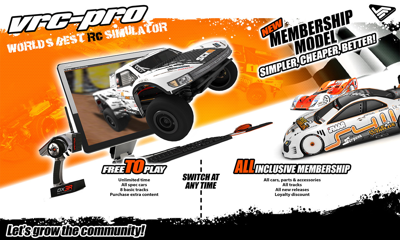 VRC Pro Simulator announces a simpler and cheaper membership model R/C Car News